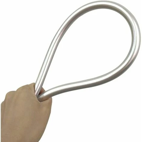 2m Smooth Chrome Extra Long Shower Hose - Image 4