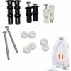 Screws Fixing Toilet Seat Screws Toilet Hinge Kit Replacement Screws Toilet Screws Top Cover Toilet Screws Toilet Top 6 Pcs For Blind Hole Screws Hinges Fittings