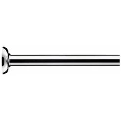 Croydex Shower Curtain Rod Set (4 Ways To Fit), Chrome