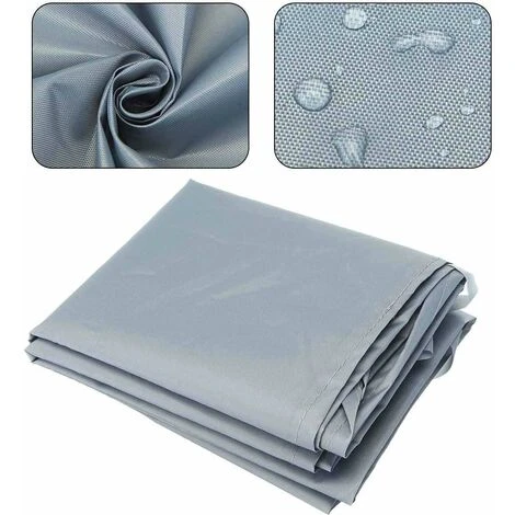 Patio Protection Canopy, Awning Dust Cover, Garden Waterproof Awning Cover Sun Shade Shelter(Grey,2m) - Image 3