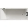 Wholesale Domestic Summit 1700mm X 750mm 6 Jet Chrome V-Tec Single Ended Whirlpool Bath