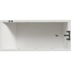 Wholesale Domestic Summit 1700mm X 750mm 6 Jet Chrome V-Tec Single Ended Whirlpool Bath