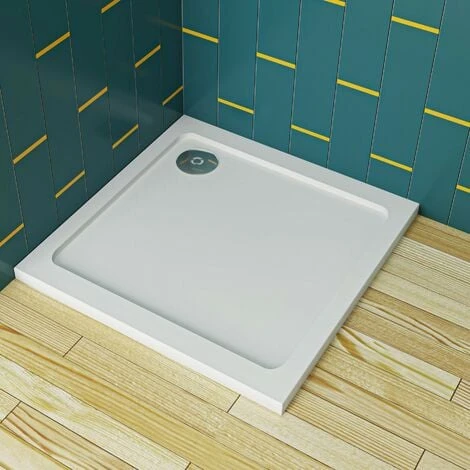 SKY 1100x700mm Slimline Rectangle Shower Enclosure Stone Tray Free Waste - Image 4