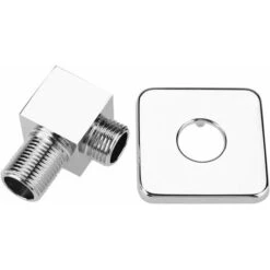 Shower Outlet Elbow Wall Supply Elbow Hand Shower Outlet Shower Hose Connector For Bathroom Hand Shower, 1/2