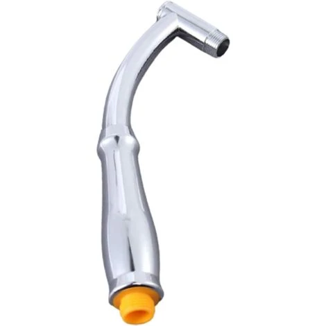 Shower Head Extender Adjustable Shower Extension Arm Handy Shower Extension Arm ABS Shower Extension Arm To Connect And Extend Shower Head 1 Piece (Silver) - Image 2