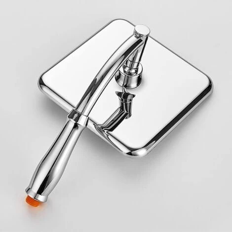 Shower Head Extender Adjustable Shower Extension Arm Handy Shower Extension Arm ABS Shower Extension Arm To Connect And Extend Shower Head 1 Piece (Silver) - Image 3