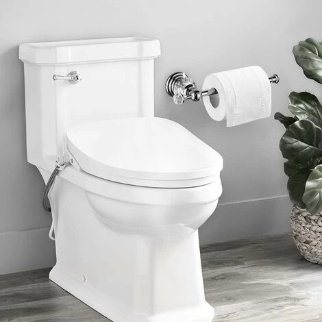 Toilet Paper Holder, Bathroom Crystal Tissue Paper Holder, Silver Toilet Paper Roll - Image 2