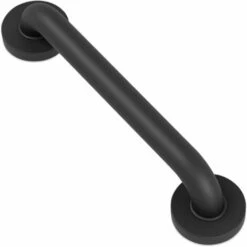 Grab Bar Concealed Screw 12" Matte Black 304 - Bathtubs & Showers - Shower, Bathtub, & Toilet Grab Bar Handle For Bathroom Wall - Elderly & Handicap Grab Bars