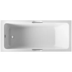 Portland Single Ended Bath Twin Grip 1650x700 5mm