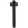 Morval Black Round Shower Ceiling Arm 250mm