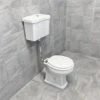 Savoy Traditional Victorian Low Level Toilet WC + Heavy Duty Seat + Top Flush