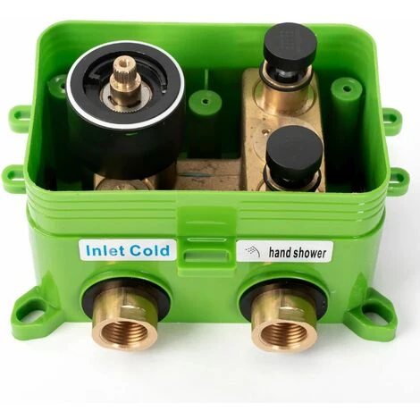 Concealed Shower Set Rea Parker Brush Gold + Box - Image 5