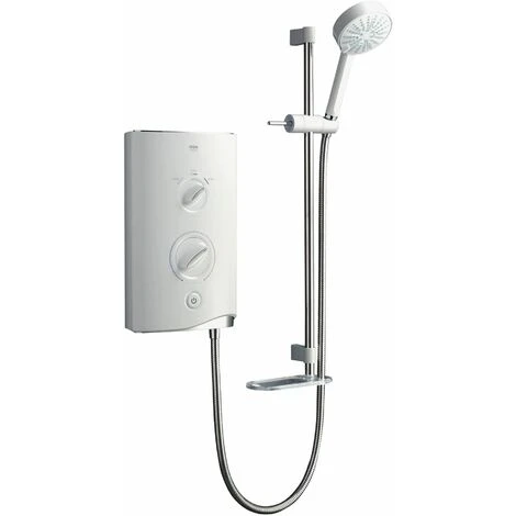 Mira Sport Electric Shower 9.0kW White & Chrome