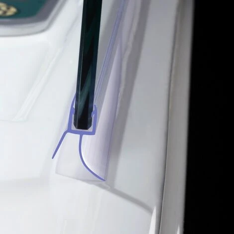 SKY Bath Shower Screen Door Seal Strip For 8mm Glass Thickness 18mm Seals Gap (Type 2) - Image 2