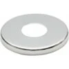 LITZEE 21mm Chrome Steel Clamp Vent Valve Hole Cover 9.5mm Size (10 Pieces)