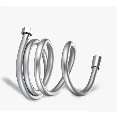 PVC Bath Shower Hose Extension Replacement Bathroom Extra 1.5m Flexible Hose Handheld Shower Hoseļ¼1/2" (Romantic Powder) - Image 2