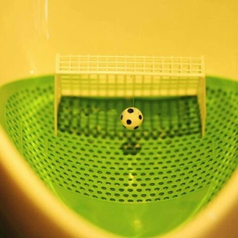 FlkwoH Urinal Sieve Splash Pad Deodorant Soccer Toilet Cleaner For Men Splash Guard Soccer Goal Filter Pad Green 5 Pieces - Image 4