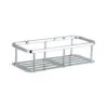 Exclusive Stainless Steel Shower Caddy - Bathroom Tub Shelf Shower Tray Wall Mounted Corner Shelf Bracket (Stainless Steel, 1 Tier)