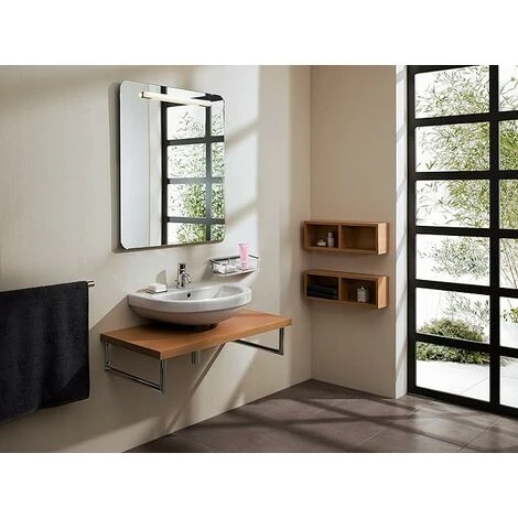 Exclusive Stainless Steel Shower Caddy - Bathroom Tub Shelf Shower Tray Wall Mounted Corner Shelf Bracket (Stainless Steel, 1 Tier) - Image 5