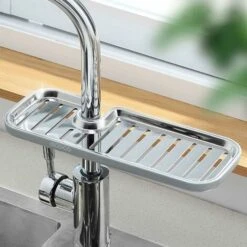 Shower Shelf For Shampoo, Soap (No Drilling), Gray