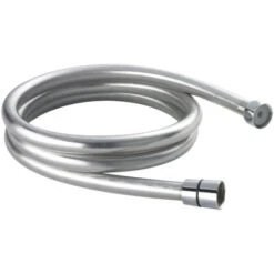Hudson Reed 1.5M Smooth Flex Silver Shower Hose - A321