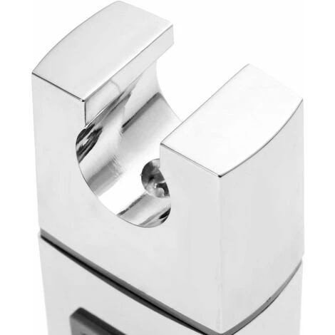 Sliding Shower Head Holder For Rail-15 X 30mm-Rectangular, Square Replaceable Handheld Shower Holder, ABS Chrome Shower Head Holder For Bathroom - Image 4