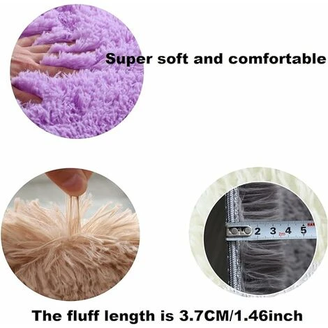 LITZEE Toilet Contour Mat Set Of 3 Soft Microfiber Bathroom Rugs Non-Slip PVC Flannel Studded Backing Bath Mat + Toilet Contour Mat + Lid Cover - Yellow - Image 3