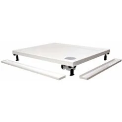 Shower Tray Riser Kit Panel For Rectangular/Square Plinth Adjustable Feet 1200mm