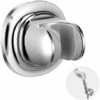 Self Adhesive Shower Head Holder, Universal Adjustable Angle Hand Shower Holder, Wall Mounted For Bathroom, ABS Chrome